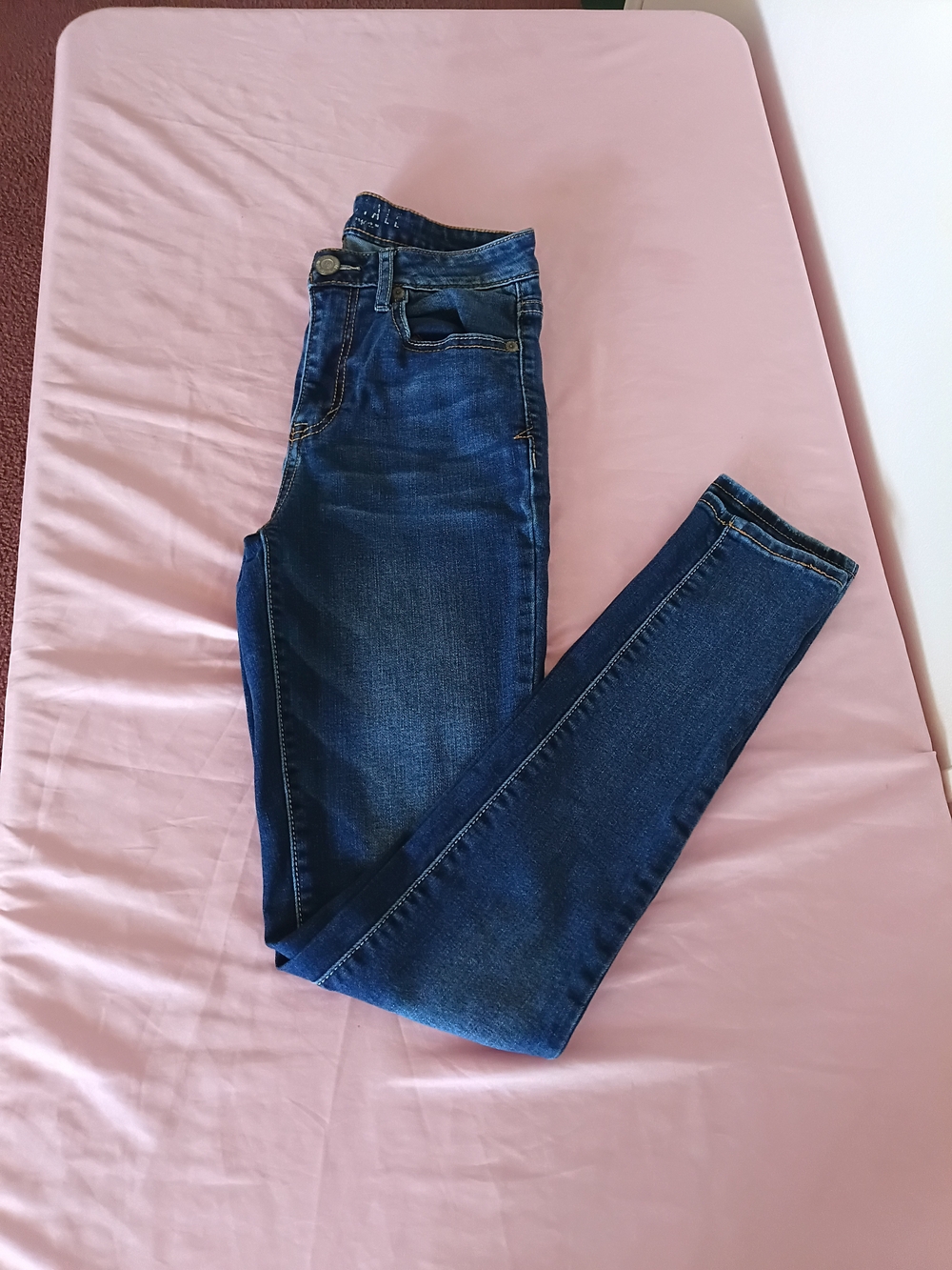 Aeropostale Medium Wash High Waisted Skinny Jeans Sz 2 Women's